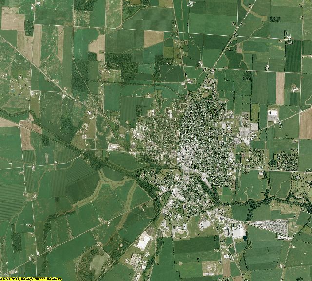 Hardin County, Ohio aerial photography