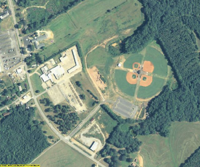 Hart County, GA aerial photography detail