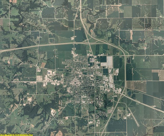 Henry County, Iowa aerial photography