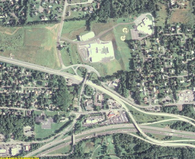 Hunterdon County, NJ aerial photography detail