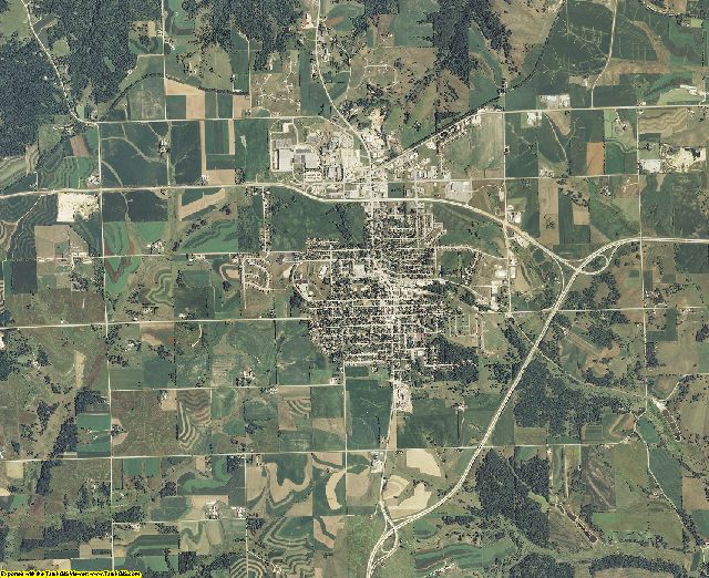Iowa County, Wisconsin aerial photography