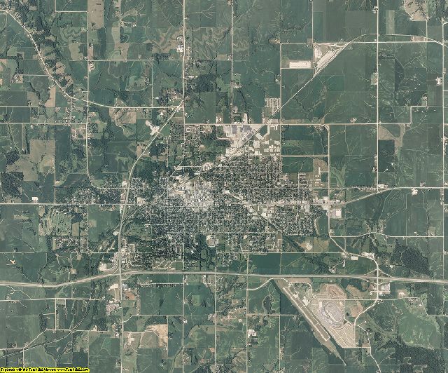 Jasper County, Iowa aerial photography