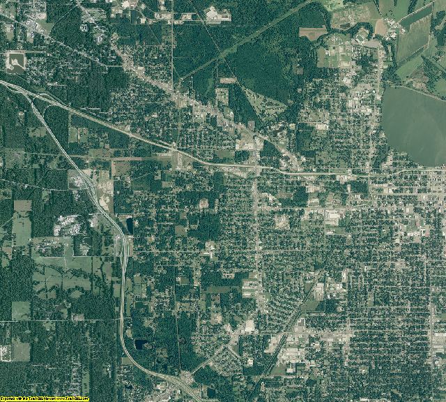 Jefferson County, Arkansas aerial photography