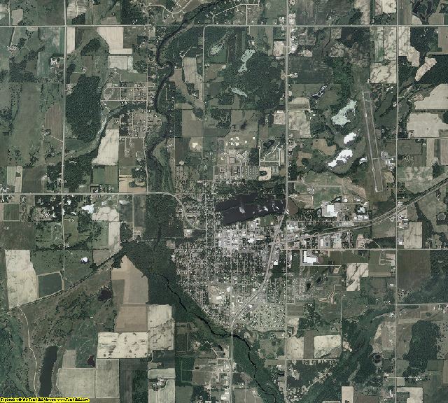 Kanabec County, Minnesota aerial photography