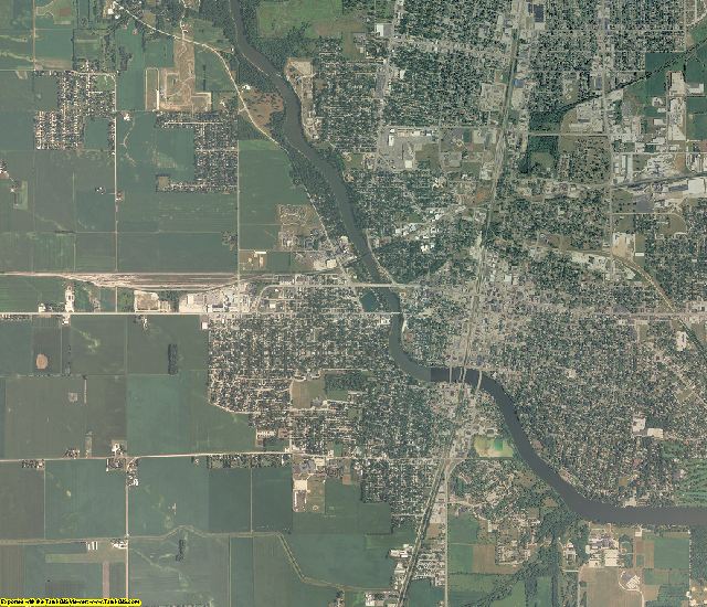 Kankakee County, Illinois aerial photography