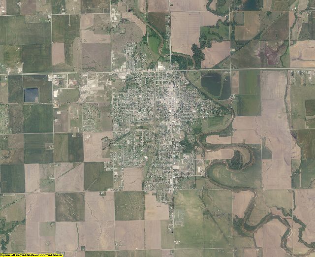 Kay County, Oklahoma aerial photography