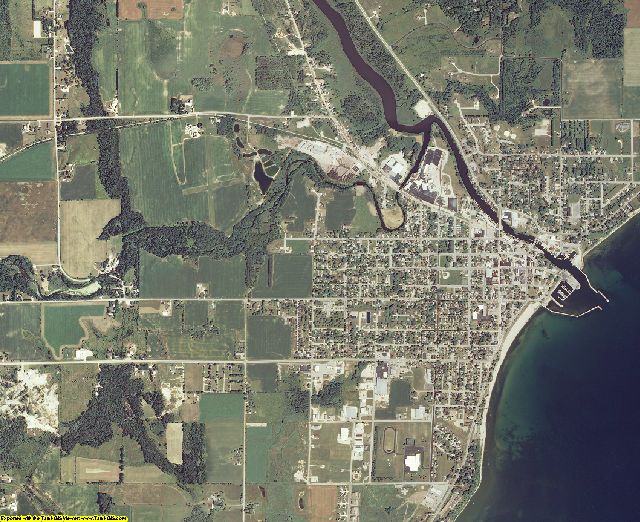 Kewaunee County, Wisconsin aerial photography