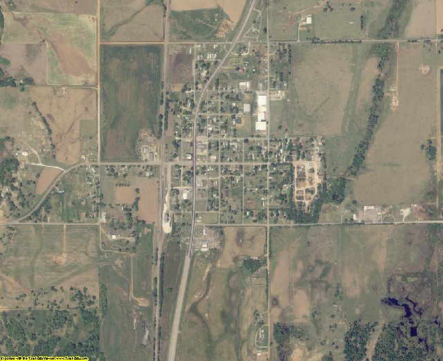 Kingfisher County, Oklahoma aerial photography