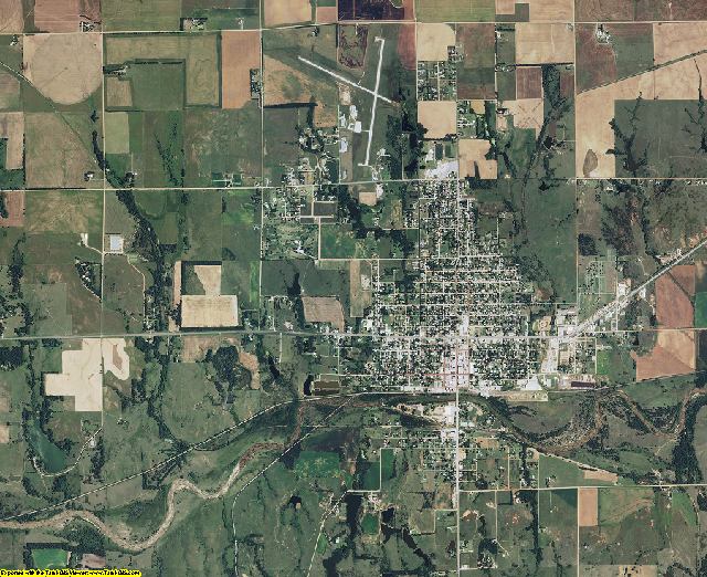 Kingman County, Kansas aerial photography