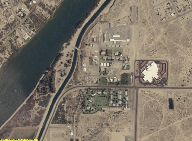 La Paz County, AZ aerial photography detail
