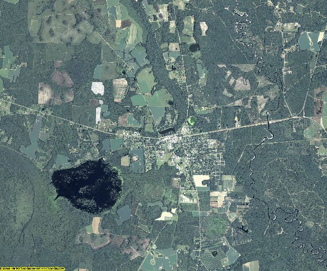 Lanier County, Georgia aerial photography