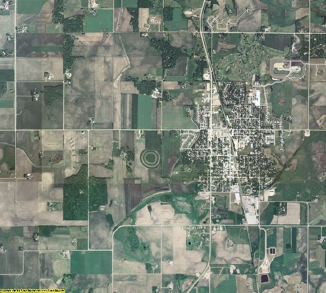 Le Sueur County, Minnesota aerial photography