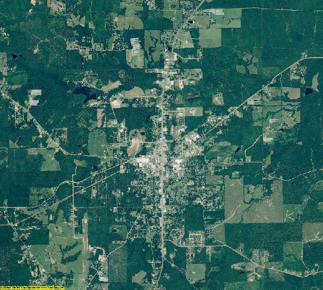 Lincoln County, Arkansas aerial photography