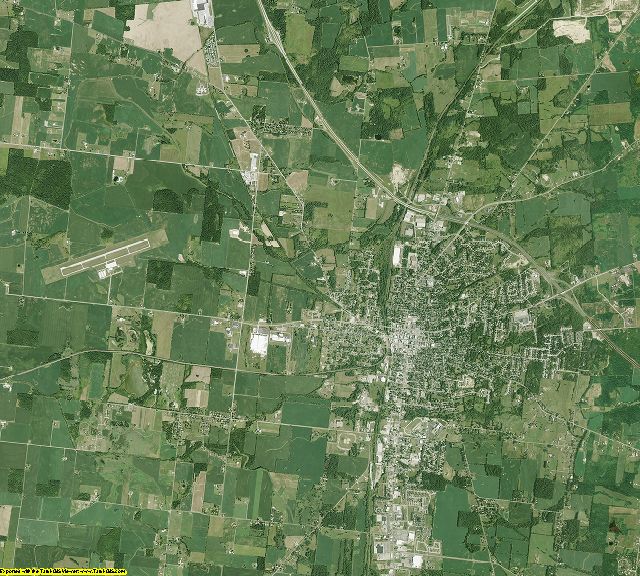 Logan County, Ohio aerial photography