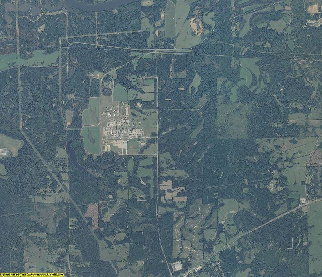 Lowndes County, Alabama aerial photography