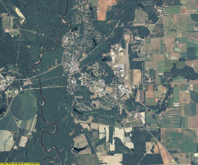 Macon County, Georgia aerial photography