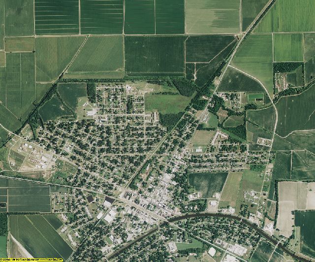 Madison County, Louisiana aerial photography