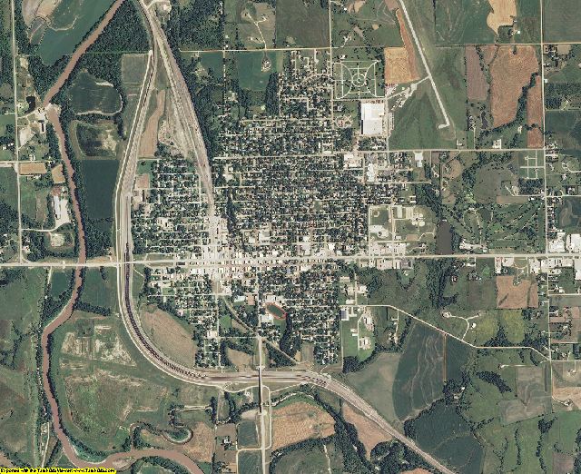 Marshall County, Kansas aerial photography