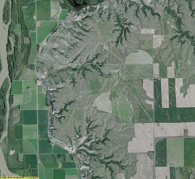 McKenzie County, North Dakota aerial photography