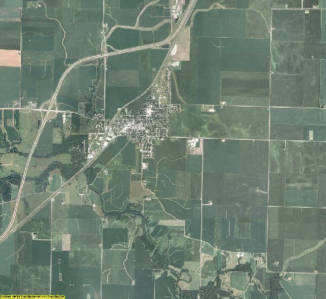 McLean County, Illinois aerial photography