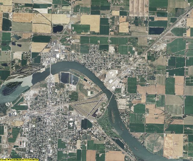 Minidoka County, Idaho aerial photography