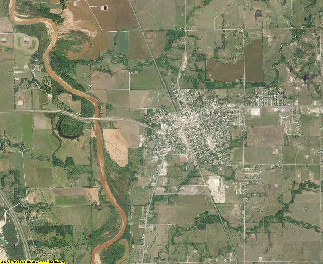Murray County, Oklahoma aerial photography
