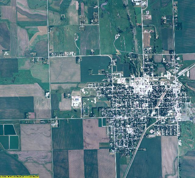 Pipestone County, Minnesota aerial photography