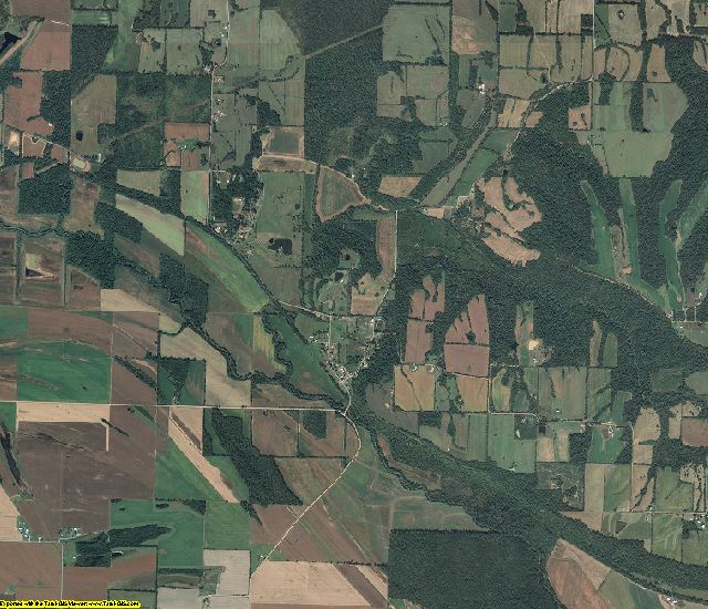 Pope County, Illinois aerial photography