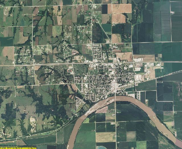 Pottawatomie County, Kansas aerial photography