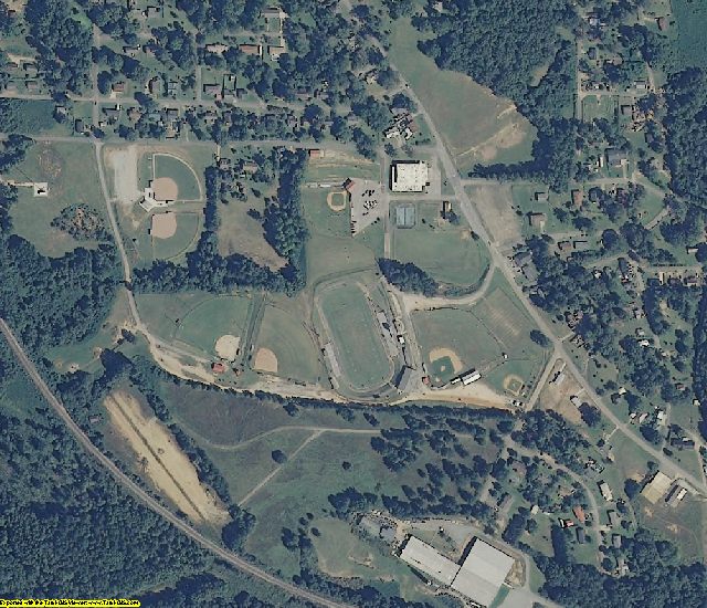 Randolph County, AL aerial photography detail