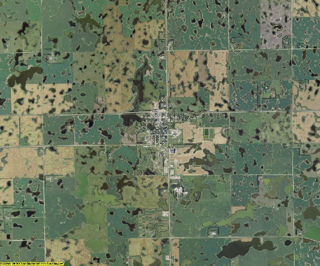 Sargent County, North Dakota aerial photography