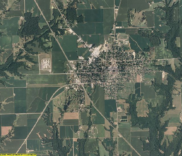 Schuyler County, Illinois aerial photography