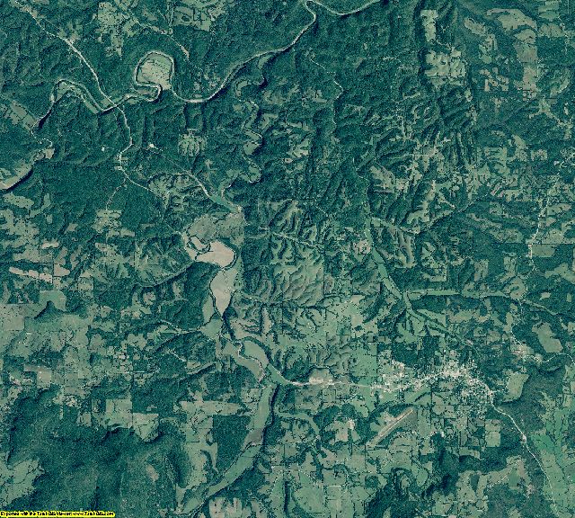 Searcy County, Arkansas aerial photography