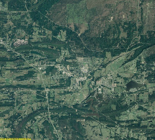Sebastian County, Arkansas aerial photography