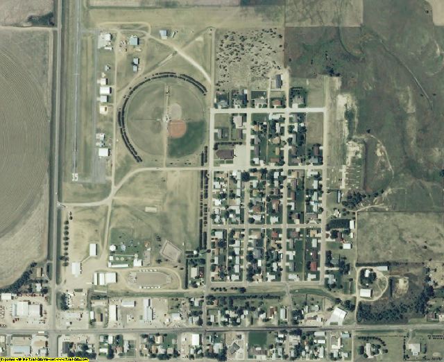 Sheridan County, KS aerial photography detail