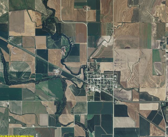 Smith County, Kansas aerial photography