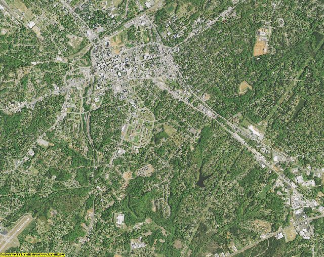 Spartanburg County, South Carolina aerial photography