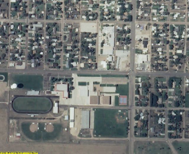 Stevens County, KS aerial photography detail