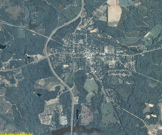Stewart County, Georgia aerial photography