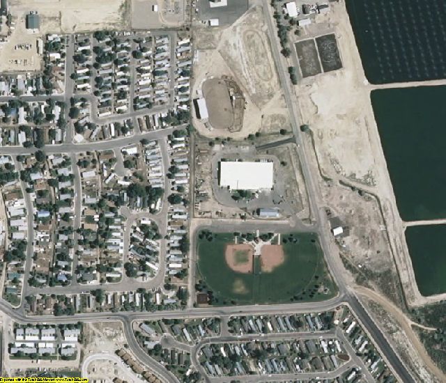 Sweetwater County, WY aerial photography detail