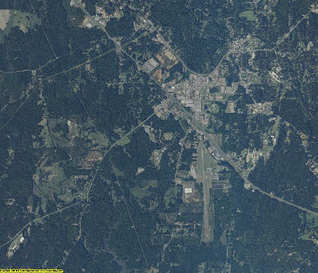 Tallapoosa County, Alabama aerial photography