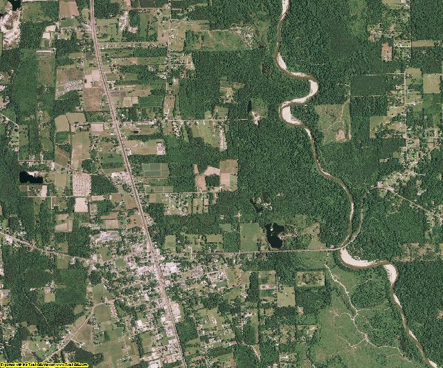 Tangipahoa County, Louisiana aerial photography