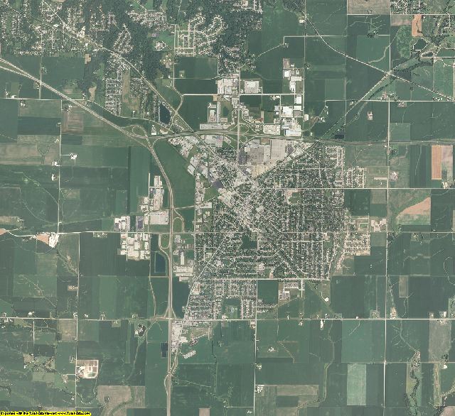 Tazewell County, Illinois aerial photography