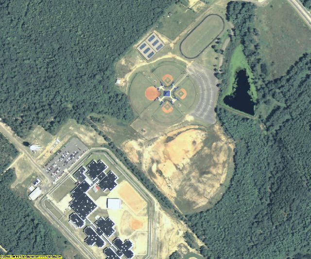 Telfair County, GA aerial photography detail