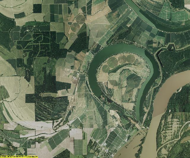 Tensas County, Louisiana aerial photography