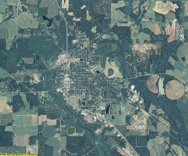 Terrell County, Georgia aerial photography