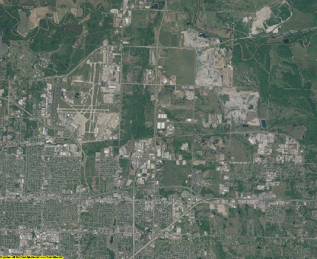 Tulsa County, Oklahoma aerial photography