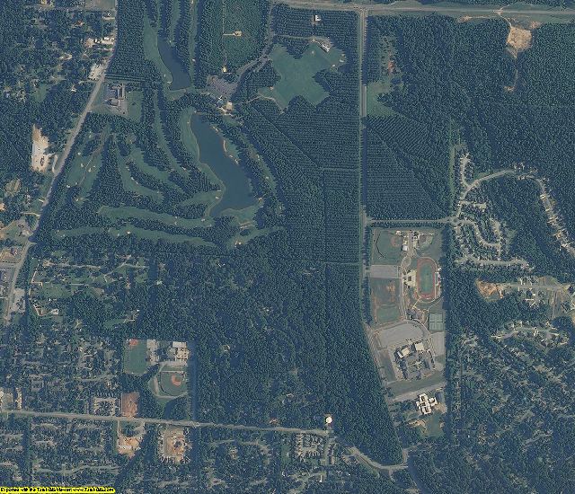 Tuscaloosa County, AL aerial photography detail