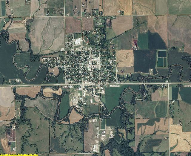 Washington County, Kansas aerial photography