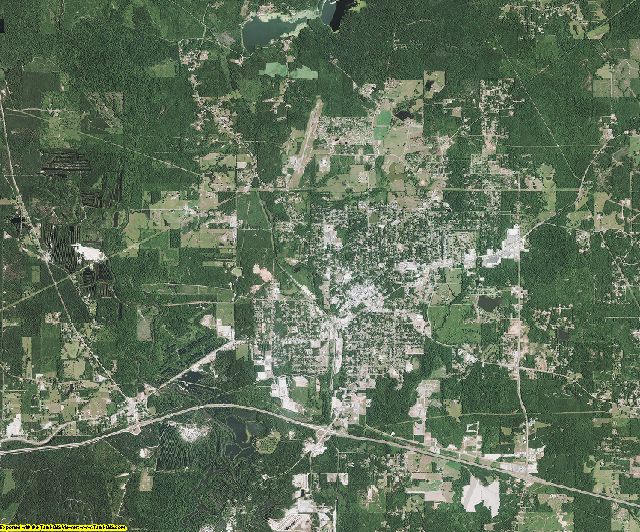 Webster County, Louisiana aerial photography